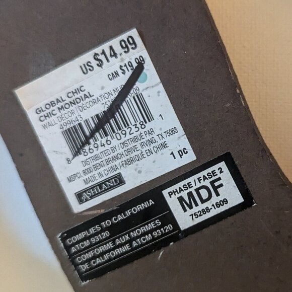 NWT Big Letter 'S' Rustic Alphabet Sign Autumn Shabby Chic Michael's Home Decor - Picture 7 of 7